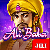 Ali Baba tile with a desert thief scene