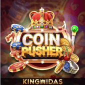 Coin Pusher tile with stacked gold coins