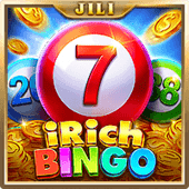 Irich Bingo tile with a rich gold bingo card