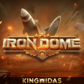 Iron Dome tile with a shield over a city skyline