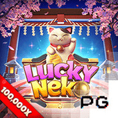 Lucky Neko tile with a waving fortune cat