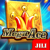 Mega Ace tile with golden card suit symbols