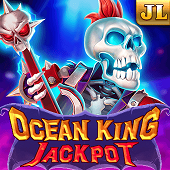 Ocean King Jackpot tile with a crowned sea king