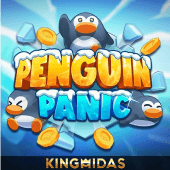 Penguin Panic tile with sliding cartoon penguins