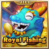 Royal Fishing tile with a regal golden cannon