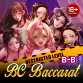 Sexy Blockchain Baccarat B B tile with a live dealer portrait