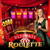 Ultimate Roulette tile with a spinning wheel motif